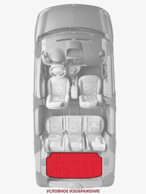 ЭВА коврики «Queen Lux» багажник для Nissan Tiida